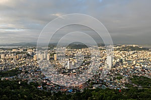 Mokpo city sunset view