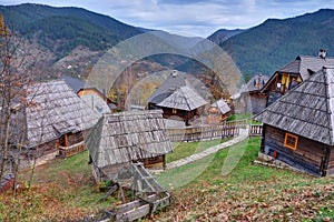 Mokra Gora, Wooden Town / Mechavnik/ - Town which was build for the film `Life is a miracle` by Emir Kusturica