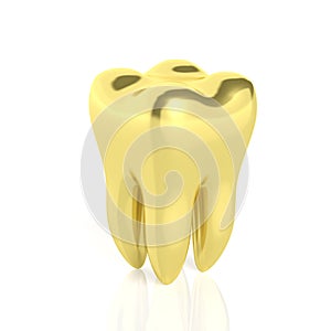 Molar golden tooth