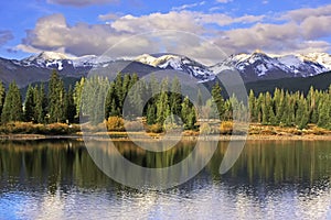 Molas lake and Needle mountains, Weminuche wilderness, Colorado