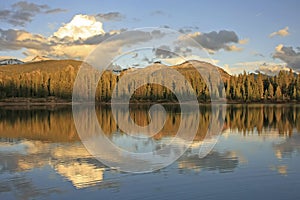 Molas lake and Needle mountains, Weminuche wilderness, Colorado