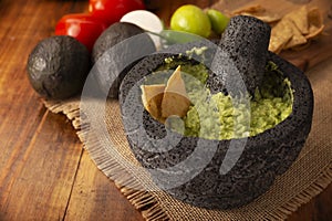 Molcajete Dipping sauce Guacamole