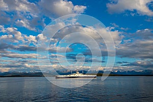 Car ferry in Norway.