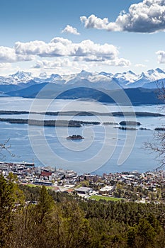 Molde town in Norway photo