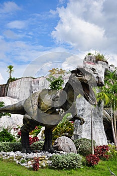 Molded figure of Tyrannosaurus photo