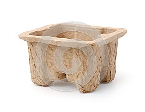 Molded paper pulp protective packaging