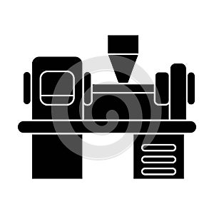 molding machine icon vector
