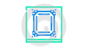 molding and millwork color icon animation