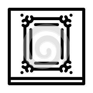 molding and millwork line icon vector illustration
