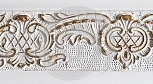 Molding on the wall frieze on the wall, a bas-relief, wall decoration, background modeling