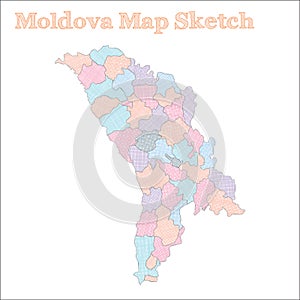 Moldova map.