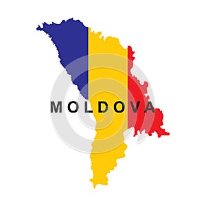 Moldova map design