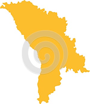 Moldova map vector