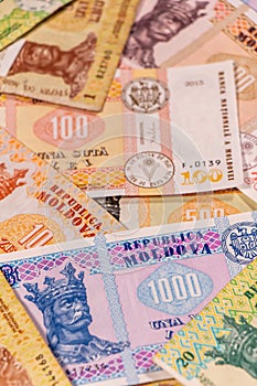 Moldovan leu. MDL banknotes. MD