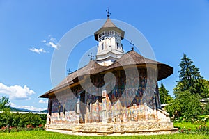 Moldovita Monastery, one of the famous painted monasteries in Romania, Unesco Heritage