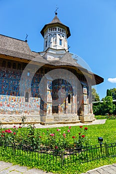 Moldovita Monastery, one of the famous painted monasteries in Romania, Unesco Heritage