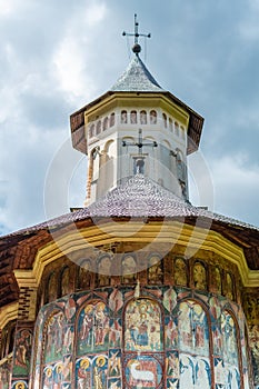 The Moldovita Monastery, Romania. One of Romanian Orthodox monasteries in southern Bucovina