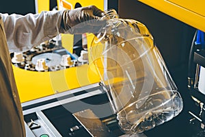 Molds for plastic bottles