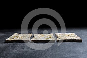 Moldy slice of bread