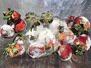Moldy strawberries