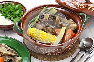 Mole de olla, mexican cuisine