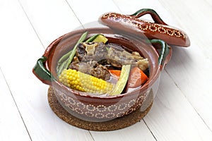 Mole de olla, mexican cuisine photo