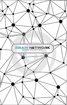 Molecolar Structure with stylized circular cells connected