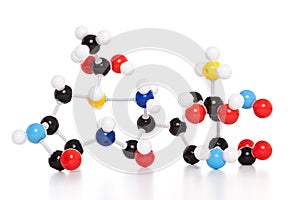 Molecular atom model
