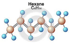 Molecular formula of hexane isolated