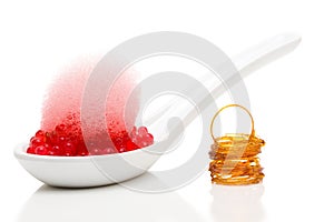 Molecular gastronomy dessert photo