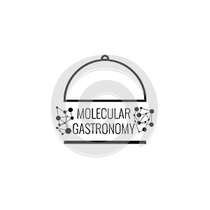 Molecular Gastronomy logo with connection background.
