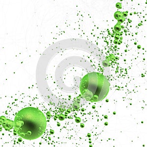 Molecular green glob structure