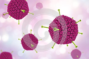 Molecular model of Adenovirus photo