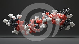 Molecular Model of Graphyne Structure Highlighting Unique Features