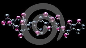 Molecular Model of Graphyne with Unique sp2 Hybridization Structure