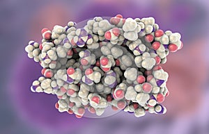 Molecular model of interferon-alpha