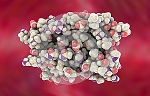 Molecular model of interferon-alpha