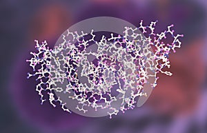 Molecular model of interferon-gamma photo