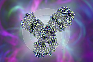 Molecular model of Pembrolizumab photo