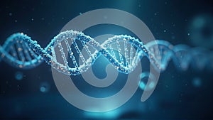 Molecular Mystique: A Journey Through the Blue DNA Helix