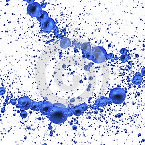 Molecular nanotechnology blue structure