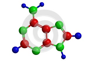 Molecular structure of adenine
