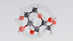 Molecular structure of Allulose molecules