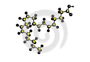Molecular structure of alpha linolenic acid