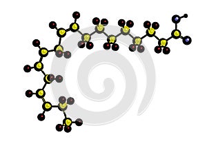 Molecular structure of alpha linolenic acid