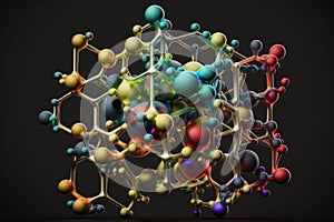 Molecular structure of the atom