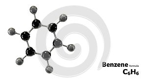 Molecular structure Benzene C6H6