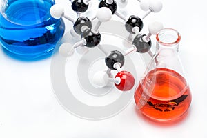 Molecular Structure and colorful liquid