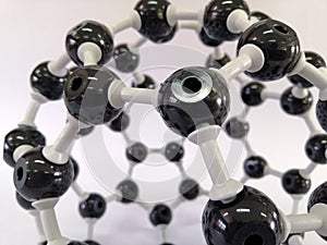 Molecular structure model of Buckminsterfullerence photo