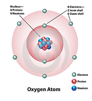 Molecular Structure of an Oxygen Atom